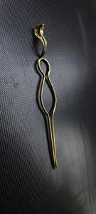 Pasador de Pelo con Textura de Serpiente Dorada, Estilo Bohemio, Regalo de Joyería, Accesorios de Latón para Moño de Mujer. - Product Image 2