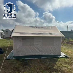 Tente de <span class=keywords><strong>camping</strong></span> gonflable portable, tente familiale extérieure imperméable <span class=keywords><strong>en</strong></span> Oxford <span class=keywords><strong>pour</strong></span> 4 à 6 personnes, plage, <span class=keywords><strong>camping</strong></span>, <span class=keywords><strong>vacances</strong></span> - Product Image 1