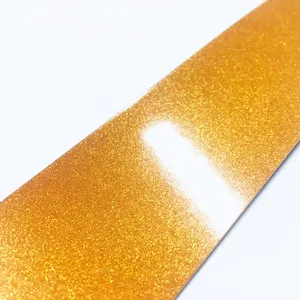 Altın rengi Glitter kaplama makinesi elektrostatik sprey toz kaplama plastik torba, 20kg/karton veya 25kg/karton Glitter etkisi