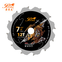 Fabrication OEM & ODM de lames de scie PCD pour panneaux de silicate de calcium 184*2.2*25.4*12T avec finition revêtue de téflon