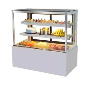 Sturdy Glass Cake Display Refrigerator Commercial <b>Freezer</b> for Ice Milk Tea Shop - Product Image 5