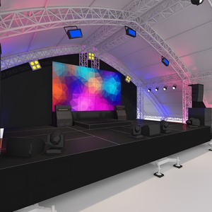 Truss de iluminación redonda de escenario personalizado, soporte de truss circular, sistema de truss de techo de aluminio para eventos al aire libre - Product Image 4