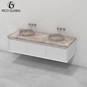 Meuble-lavabo de salle de bain en marbre durable et écologique fabriqué à partir de matériaux recyclés - Product Image 6