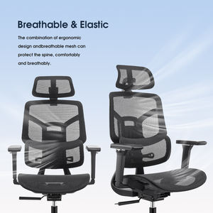 Silla de Oficina Ergonómica de Malla Completa de Lujo para Ejecutivos, Silla de Oficina Ejecutiva Cómoda con Respaldo Alto, Sillas de Oficina - Product Image 4