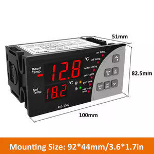 Termostato <span class=keywords><strong>Digital</strong></span> inteligente de 220V, 50/60HZ, controlador de temperatura de habitación fría para coche, Hotel, frío, plástico nuevo - Product Image 5