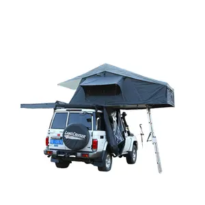 屋顶帐篷厂家直接提供跨境新产品快速开放100% 防水雨篷汽车侧雨篷数量dis
