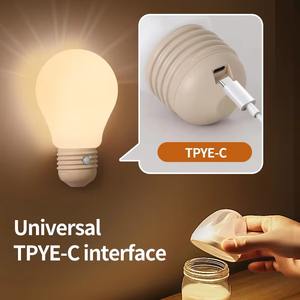 Human Body Sensor <b>Night</b> <b>Light</b>, Wireless Magnetic <b>Hallway</b> Dormitory Bedside <b>Night</b> Eye protection Wall <b>Light</b> Smart Bulb - Product Image 4