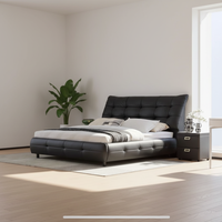 Ensemble de lit de rangement de luxe moderne VONLIVA avec design rembourré écologique pour mobilier de chambre d'hôtel cinq étoiles