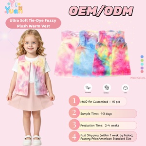 <span class=keywords><strong>Gilet</strong></span> d'hiver pour filles Yiwuyiyuan, vêtements pour enfants, imprimé léopard tie-dye personnalisé, <span class=keywords><strong>gilet</strong></span> en fausse <span class=keywords><strong>fourrure</strong></span>, vêtements chauds pour enfants de 0 à 10 ans - Product Image 1