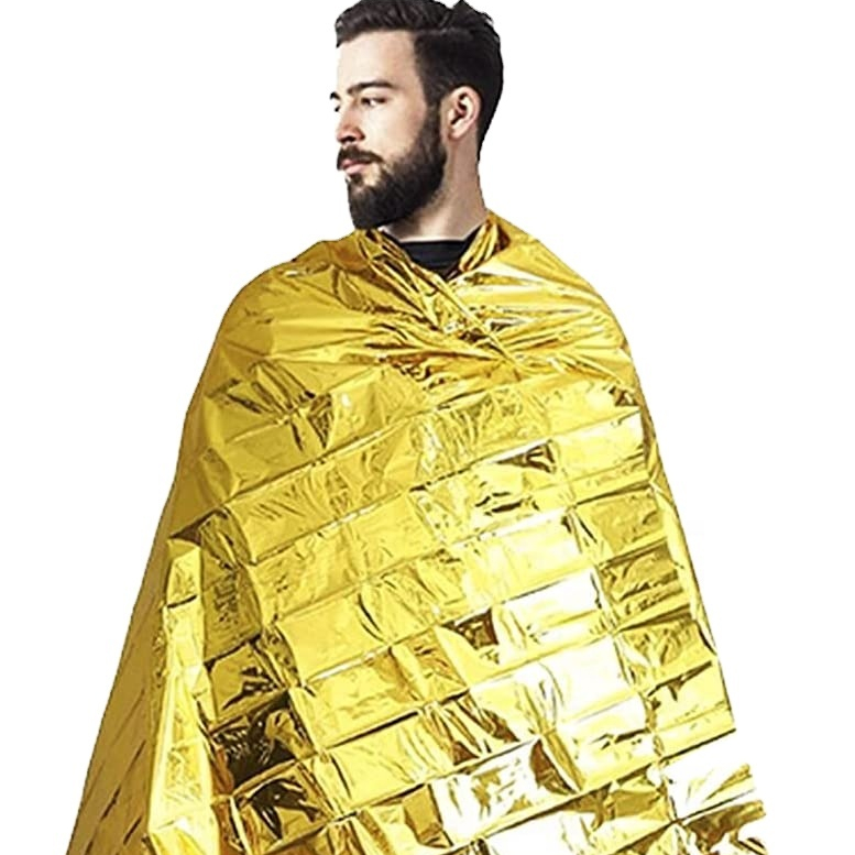2022, одеяло из спасательной фольги, аварийное одеяло из майлара для кемпинга, уличное спасательное одеяло