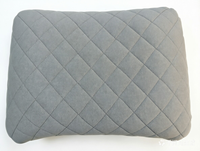 Oreiller personnalisable hypoallergénique super-doux à valve d'air unidirectionnelle, respirant, cousu, léger, oblong, anti-humidité