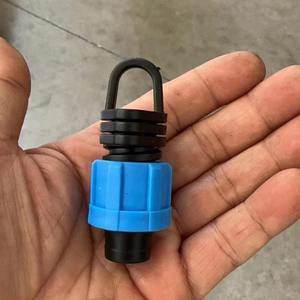 Connecteur pour tuyau d'égouttement 16mm Blue Lock Type Tape Tape <span class=keywords><strong>End</strong></span> <span class=keywords><strong>Plug</strong></span> - Product Image 3