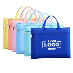 Tùy Chỉnh A4 Hai Lớp Oxford Dây Kéo Tập Tin Túi Không Thấm Nước Di Động Tài Liệu Thư Mục Tổ Chức Cho Các Trường Học Văn Phòng Kinh Doanh Lưu Trữ - Product Image 1