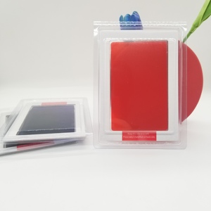 Kit per Impronte di <span class=keywords><strong>Mani</strong></span> e Piedi per Neonati, Set da 2 Pezzi con Cuscinetti d'Inchiostro Non Tossici per Impronte di Zampe di Animali Domestici, Cornice Fotografica in Plastica per Bambini e Bambine - Product Image 4