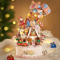 LOZ 1957 NUEVO Kit de Modelo de Arquitectura 3D de Caja Musical de Árbol de Navidad, Ladrillos Miniatura, Regalo para Adultos, 1019 Piezas, Sets de Bloques de Construcción