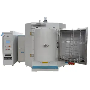 PVD coating services cosmetics UV spray painting line plastic vacuum metallizing machine