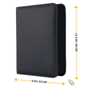 グレーディング済みカードバインダー、グレーディング済みカード収納、プレミアムトレーディングカードバインダー（4ポケットグレーディング済みカードスリーブ付き） - Product Image 3