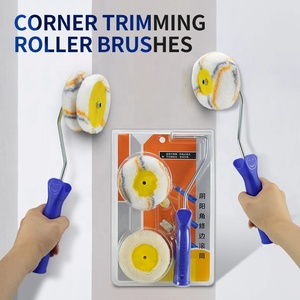 Rodillo <span class=keywords><strong>para</strong></span> Juntas de Papel Tapiz Industrial <span class=keywords><strong>con</strong></span> Mango de Marco, Rodillo de Pintura en Forma de Barril <span class=keywords><strong>para</strong></span> <span class=keywords><strong>Pintar</strong></span> y Decorar - Product Image 2