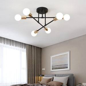 <span class=keywords><strong>Plafonnier</strong></span> LED nordique créatif, éclairage domestique pour <span class=keywords><strong>salon</strong></span>, chambre à coucher, chambre d'enfant, appartement, <span class=keywords><strong>maison</strong></span> de location - Product Image 3