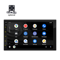 Estéreo para Auto Doble DIN de 7 Pulgadas con Pantalla Táctil Android 15, Sistema Multimedia para Auto, Navegación GPS, Estéreo Android Universal para Auto