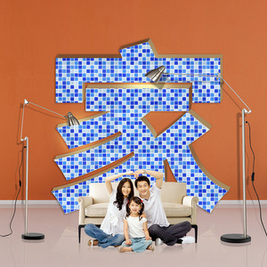 Piastrelle a Mosaico in Vetro Cristallo Resistenti all'Acqua, Design Moderno Europeo, Quadrate, <span class=keywords><strong>per</strong></span> Piscina, Bagno, Cucina, Pavimento, Acquario, Parete - Product Image 6