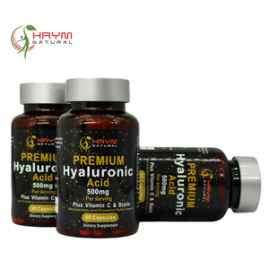 Harga Lebih Baik OEM pil asam Hyaluronic kapsul Biotine kolagen Vitamine C suplemen alami untuk hidrasi kulit - Product Image 2