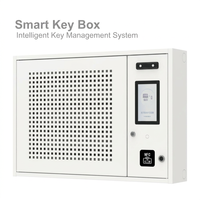 Gabinete de Llaves Inteligente con 45 Ranuras, Caja Fuerte con Control de Llaves RFID, Sistema Electrónico de Gestión de Llaves, Montaje en Pared, NFC, Huella Dactilar, Reconocimiento Facial