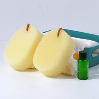 13*9*5cm en vrac bain filtre luffa éponge essuyage salle de bain produits frotter le bain et la boue pour exfolier profondément filtre éponge