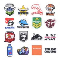 Aksesoris Sepatu Clog Tim Sepak Bola Australia, Aksesoris Sepatu Clog Tim AFL, Budaya Australia, Aksesoris Sepatu PVC untuk Dekorasi Sepatu