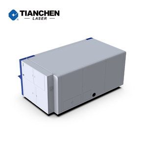 Máquina de Corte Láser de Fibra para Metal con Cubierta Completamente Cerrada, Plataforma de Intercambio, Refrigeración por Agua, CNC, Compatible con Formatos AI/<span class=keywords><strong>BMP</strong></span>/PLT - Product Image 3