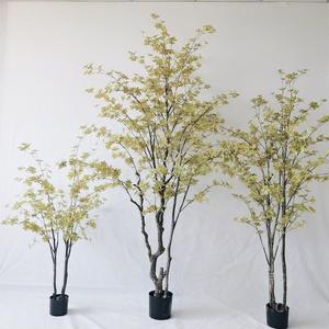 Venta caliente estilo japonés campana árbol bonsái Enkianthus árbol plantas en maceta artificiales para decoración de <span class=keywords><strong>restaurante</strong></span> - Product Image 1
