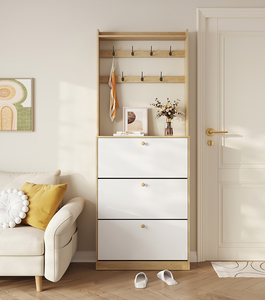 Living Room Furniture <b>Shoe</b> <b>Rack</b> Cabinet MDF Wooden Folding <b>Storage</b> KH-03 <b>Shoe</b> Cabinet KH-03 - Product Image 4