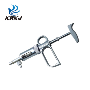 Jarum suntik KD111A 10 ml, peralatan dokter hewan pelat krom bahan kuningan, jarum suntik berkelanjutan vaksin babi untuk hewan - Product Image 2