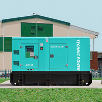 Générateur diesel portable TECHNIC POWER TP-AJ70RE 50kw 220V/110V/230V 50HZ 60HZ Moteur de type silencieux AC DC Vitesse nominale 1500 tr/min