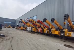 Mini-grue araignée UNIQUE 1t 2t 3t 5t, petite grue araignée hydraulique sur chenilles pour espaces étroits - Product Image 3