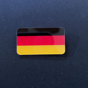 Venta Directa de Fábrica al por Mayor de Insignias de Solapa Acrílicas con la Bandera Alemana de Aproximadamente 4.5 cm, Decoración para Ropa y Equipaje - Product Image 6