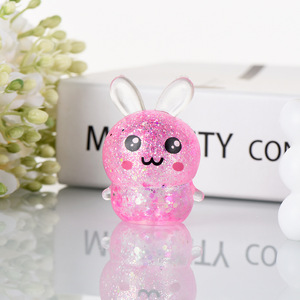 Jouet à presser en maltose Lapin Mignon de Pâques, Balle de pression douce pour les doigts, Créatif pour la décompression et le soulagement du stress pour enfants - Product Image 2