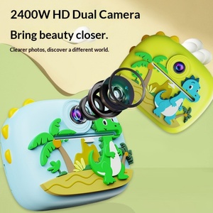 Cámara Digital Infantil con Pantalla LCD de 2.4 Pulgadas, CMOS, Zoom Óptico 16x, Diseño de Dinosaurio y Astronauta, Doble Lente, Disparo Continuo - Product Image 5