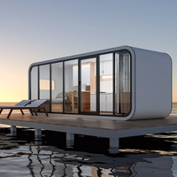 Maison Modulaire Préfabriquée Personnalisée Apple Cabin 20ft 40ft – Café, Hôtel, Bureau – Structure en Acier Mobile