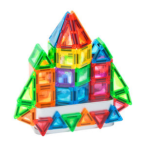 Set da viaggio educativo per bambini <span class=keywords><strong>Mini</strong></span> tessere magnetiche giocattoli da costruzione in plastica <span class=keywords><strong>Mini</strong></span> blocchi magnetici magnete portatile per bambini - Product Image 5