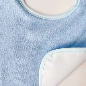 Vente en gros de bandana en coton doux et réutilisable imperméable pour bébé <span class=keywords><strong>bavoirs</strong></span> en tissu éponge Chine Lot de 5 crochets et boucles de soutien teints en tissu uni - Product Image 5