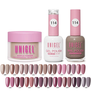 Unigel oum/odm 3in1<span class=keywords><strong>ส</strong></span>ีอะคริลิคผงเจลทาเล็บและแลคเกอร์ vagan ขายส่ง #109-#126 - Product Image 2