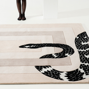 Ban đầu cao cấp mô hình con rắn hiện đại Thảm kích thước lớn đệm phòng khách 5 sao khách sạn thảm - Product Image 4