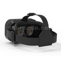 Casque VR 3D HD à vision réglable, champ de vision de 90°, compatible avec les écrans de 50 à 80 pouces, téléphones Android/iOS de 4,7 à 7,0 pouces, ABS+PC haute résistance