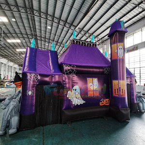 Carpa Inflable con Forma de Casa Embrujada y Túnel, con Diseño de Dibujos Animados, para Publicidad Exterior, Fiestas Comerciales - Product Image 5