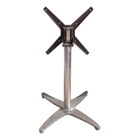 Pied de table pliant en aluminium réglable en hauteur pour table courbe, idéal pour café, restaurant, bar, matériel de mobilier