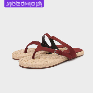 Nuove <span class=keywords><strong>Ciabatte</strong></span> Estive 2026 da Donna in Stile Bohemien per Vacanze, Casual <span class=keywords><strong>con</strong></span> Clip e Suola in Gomma, in <span class=keywords><strong>Paglia</strong></span> - Product Image 1