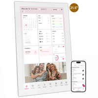 Calendario Inteligente Táctil FHD IPS de 21.5 Pulgadas con Android 14, Tipo-C, WiFi, Altavoz Integrado, 100% SRGB para Oficina, Sala de Reuniones