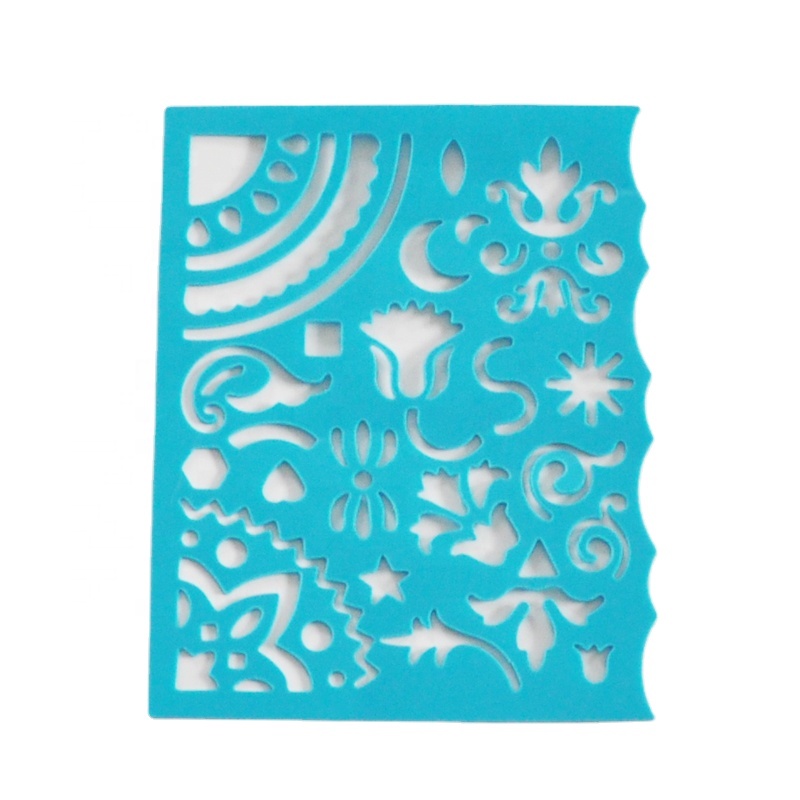 Оптовая продажа Детские трафарет дизайны рисунка пластиковые трафареты для журнальных живопись ремесло