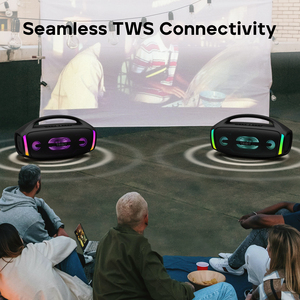 Loa không dây Tribit 200 Watts StormBox Blast 2, loa di động, tích hợp đèn <span class=keywords><strong>LED</strong></span>, chống nước IP67, thời gian chơi nhạc 30 giờ, kết nối TWS - Product Image 6